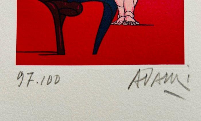 Valerio Adami (1935) - Les amants du festival - Tirage, Antiquités & Art, Antiquités | Autres Antiquités