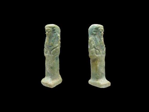 Oud-Egyptisch Faience Shabti (Zonder Minimumprijs), Verzamelen, Mineralen en Fossielen