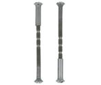 Patentbouten met huls M4x65 lenskop rvs gepolijst, Nieuw, Overige materialen, Klink of Kruk