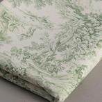 Splendido Toile de Jouy Verde - 5 meter - Textiel - 500 cm -