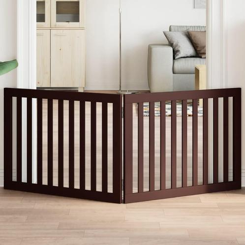 vidaXL Hondenhek inklapbaar 2 panelen 160 cm populierenhout, Dieren en Toebehoren, Hondenbenches, Nieuw, Verzenden