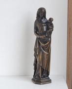 Beeldje, Madonna met Kind - 25 cm - Brons