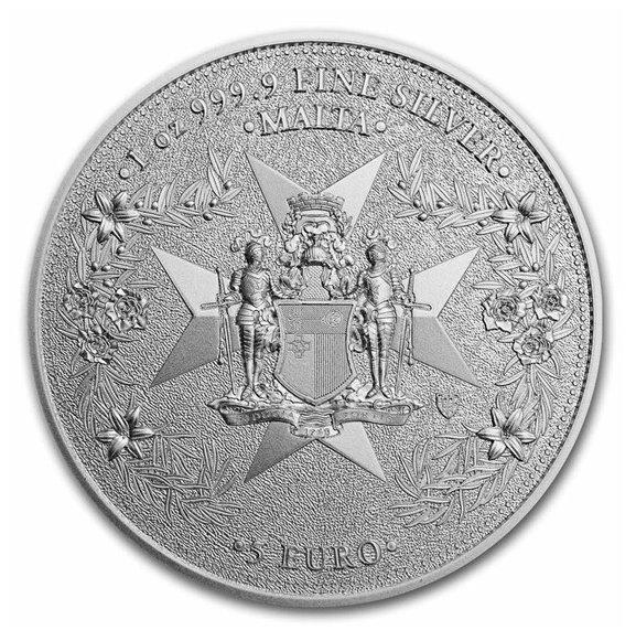 Malta. 5 Euro 2023 – Golden Eagle – 1 oz Silver coin – Ag, Postzegels en Munten, Munten | Europa | Niet-Euromunten
