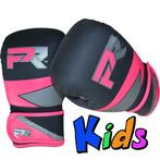 PunchR™ Punch Round Kids Bokshandschoenen Evoke Zwart Roze, Sport en Fitness, Verzenden, Nieuw, Bokshandschoenen