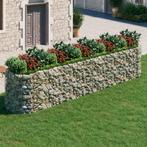 vidaXL Gabion plantenbak verhoogd 500x100x100 cm, Verzenden, Nieuw