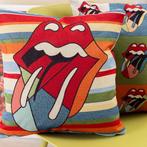 Housse de coussin - Hommage aux Rolling Stones - Fait main -