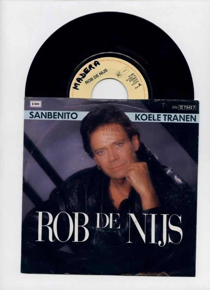 Rob de Nijs – Sanbenito / Koele Tranen (1-7-Vinyl-Single), Cd's en Dvd's, Vinyl Singles, Ophalen of Verzenden