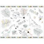 Dino Placemats Kleurplaat Roars 6st, Hobby en Vrije tijd, Verzenden, Nieuw