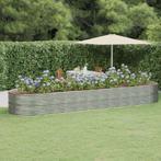 vidaXL Plantenbak 510x140x68 cm gepoedercoat staal, Verzenden, Nieuw