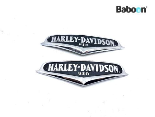 Embleem Harley-Davidson FLHRC Road King Classic 1999-2001, Motoren, Onderdelen | Harley-Davidson, Gebruikt, Verzenden