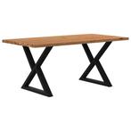 vidaXL Eettafel rechthoekig 180x90x74 cm massief eikenhout, Huis en Inrichting, Verzenden, Nieuw