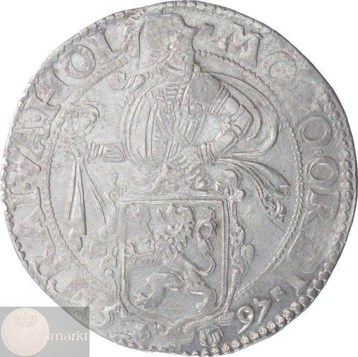Nederland - Utrecht. Leeuwendaalder 1597 variant met kruis, Postzegels en Munten, Munten | Nederland