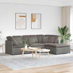 vidaXL Modulaire bank met voetenbank&kussens corduroy stof, Verzenden, Nieuw