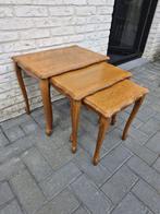 Set bijzettafels (3) - Hout