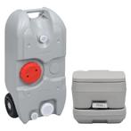 vidaXL Campingtoilet en watertankset draagbaar, Caravans en Kamperen, Kampeeraccessoires, Nieuw