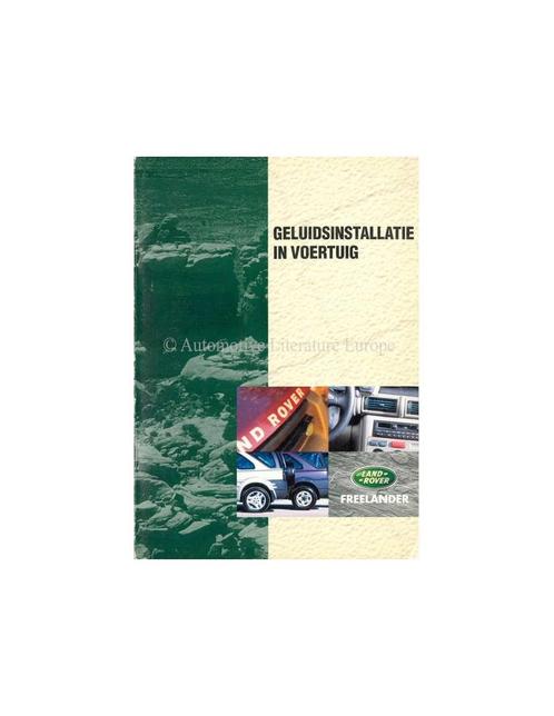 1998 LAND ROVER FREELANDER GELUIDSINSTALLATIE INSTRUCTIEBO.., Auto diversen, Handleidingen en Instructieboekjes, Ophalen of Verzenden