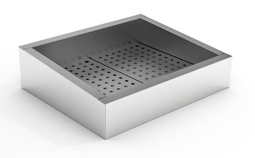 Crushed Ice Bak 2/1 GN Schuin RVS Aisi 304  Afvoer Aan De Be, Zakelijke goederen, Horeca | Keukenapparatuur, Ophalen of Verzenden
