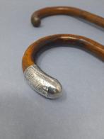 Wandelstok (2) - .925 zilver - Victoriaans, ca. 1900, Antiek en Kunst