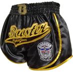 Booster Kickboks Broek Retro Slugger 1 Zwart Goud, Verzenden, Zwart, Vechtsport, Nieuw