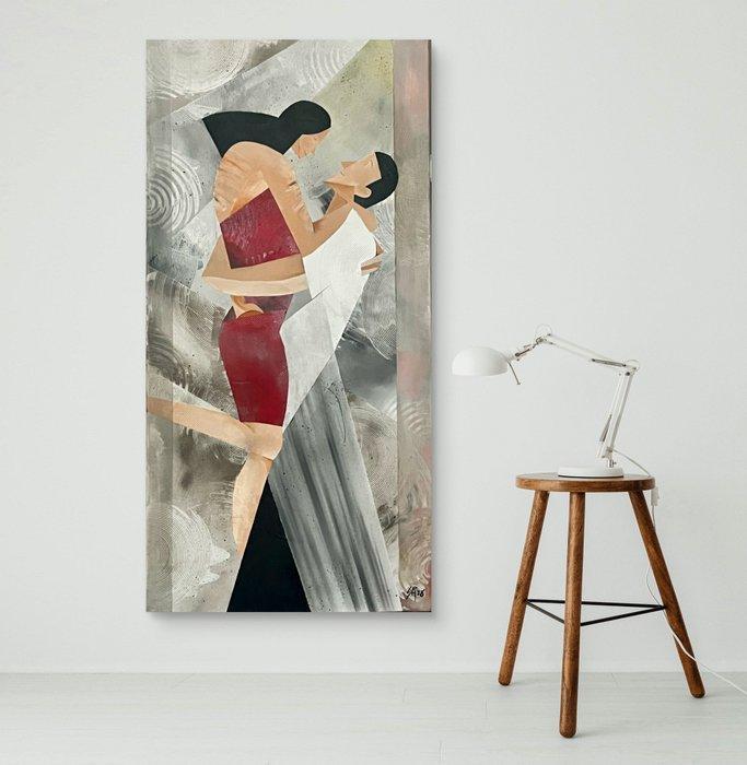 alberta spada - Ritmo di un abbraccio, Antiquités & Art, Art | Peinture | Moderne