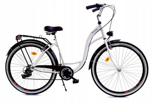 Meisjesfiets 26 inch - stadsfiets 7 versnellingen - wit z..., Fietsen en Brommers, Fietsen | Meisjes, Nieuw, Ophalen of Verzenden