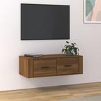 vidaXL Tv-hangmeubel 80x36x25 cm bewerkt hout bruin, Huis en Inrichting, Kasten |Televisiemeubels, Verzenden, Nieuw