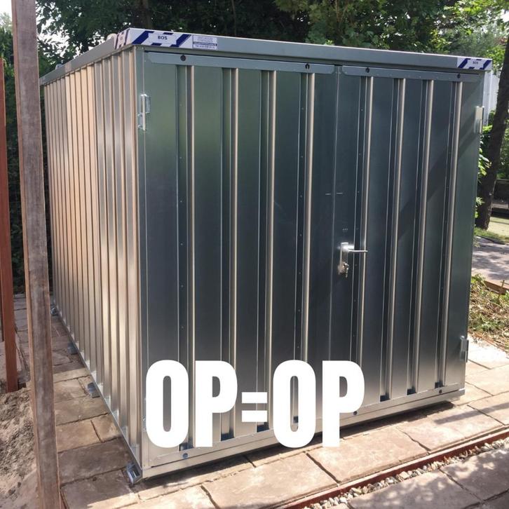OP=OP | materiaalcontainer perfect voor al uw opslag!, Doe-het-zelf en Bouw, Containers