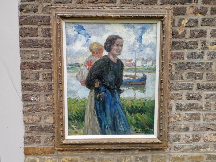 Louis Liévin Théophile Clesse (1889-1962) - Moeder met kind, Antiek en Kunst, Kunst | Schilderijen | Klassiek