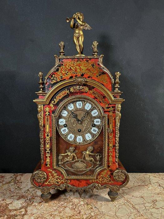 Horloge - Bois, Bronze, Carapace de tortue artificielle -, Antiek en Kunst, Antiek | Klokken