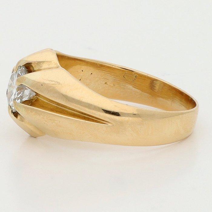 Ring - 18 karaat Geel goud - 0.60ct. tw. Diamant, Bijoux, Sacs & Beauté, Bagues