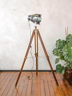 Fargo - Theaterlamp - Aluminium, Hout - Vloerlamp, Tripod