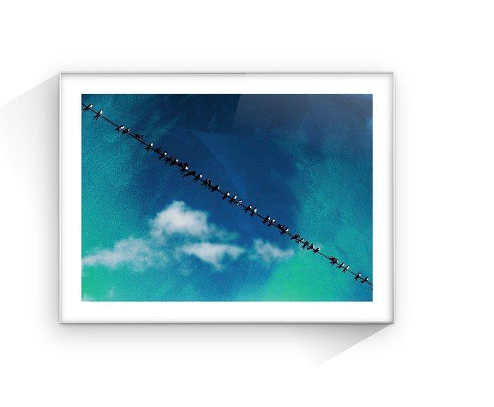 Jaime Oriz - Birds flag II, Antiek en Kunst, Kunst | Designobjecten