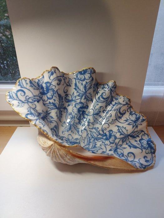 Doopvontschelp Zeeschelp - Tridacninae Bénitier, Antiek en Kunst, Curiosa en Brocante