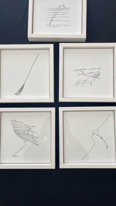 Tegel (5) - Gio Ponti - Centolettere - 1990-2000, Antiek en Kunst, Curiosa en Brocante