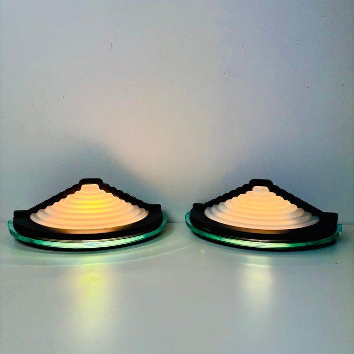 Wandlamp (2) - Zeldzame set Postmodern Smart wandlampen -, Antiek en Kunst, Curiosa en Brocante