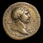 Romeinse Rijk. Trajan (98-117 n.Chr.). Sestertius Roma -