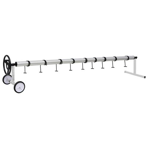 vidaXL Zwembadhoesroller met roestvrijstalen frame, Tuin en Terras, Zwembaden, Nieuw, Verzenden