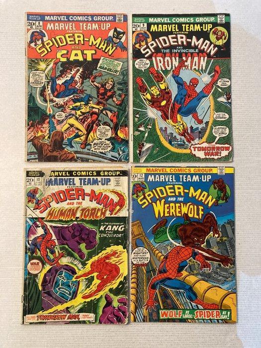 Marvel Team-Up (1972) 9 comics in range # 8 to 142 - Bronze, Boeken, Strips | Comics
