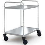 Serveerwagen | VARIOCART | RVS | 2 Niveaus (EN800x600) |, Verzenden, Nieuw in verpakking