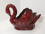 faïenceries de Thulin - Vase - cygne - Faïence - Cygne art, Antiek en Kunst