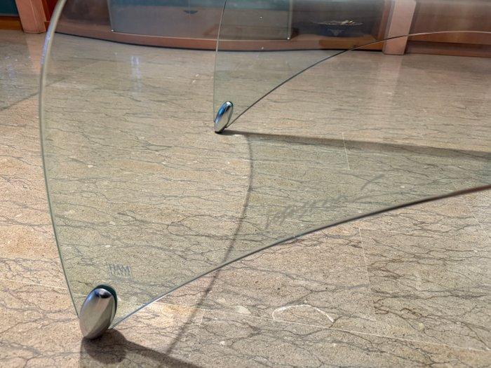Fiam - Massimo Iosa Ghini - Middentafel - Glas, Roestvrij, Antiek en Kunst, Antiek | Meubels | Stoelen en Sofa's