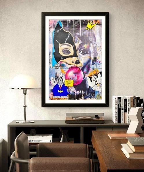 Alèze (1974) - Love catwoman, Antiek en Kunst, Kunst | Schilderijen | Modern