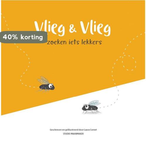 Vlieg & Vlieg zoeken iets lekkers 9789090323015 Laura Cornet, Boeken, Overige Boeken, Zo goed als nieuw, Verzenden
