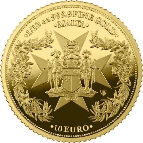 Malta. 10 Euro 2025 1/10 oz 10 Euro Gold Malta Golden Eagle, Postzegels en Munten, Edelmetalen en Baren