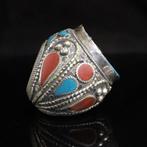 Centraal-Aziatisch / Afghaans zilverbillon - Ring -