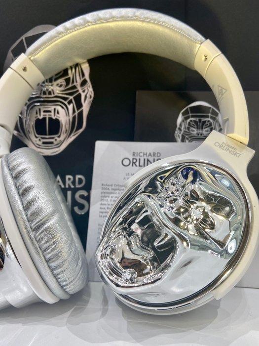 Richard Orlinski Casque Argenté Bluetooth Richard Orlinski -, Audio, Tv en Foto, Radio's