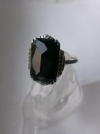 Argent, Onyx & Marcasites - Bague - Art déco, Antiek en Kunst