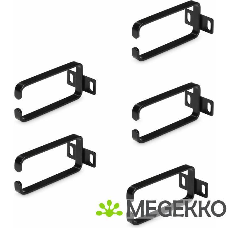 StarTech.com 5-Pack 1U Verticaal Kabelbeheer D-Ring Haken,, Informatique & Logiciels, Boîtiers d'ordinateurs, Envoi