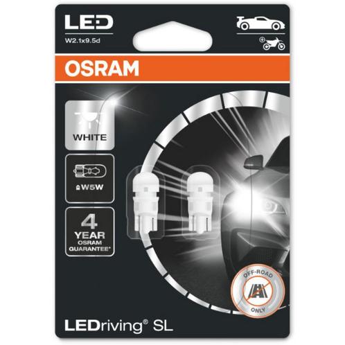 Osram W5W LEDriving SL White 6000K 2825DWP-02B Autolampen, Auto-onderdelen, Verlichting, Nieuw, Ophalen of Verzenden
