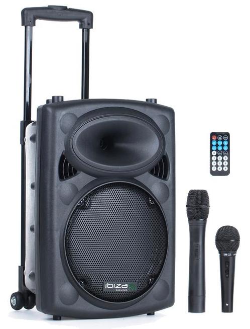 Ibiza Sound PORT8UHF-BT Mobiele Bluetooth PA Luidspreker, Audio, Tv en Foto, Luidsprekerboxen
